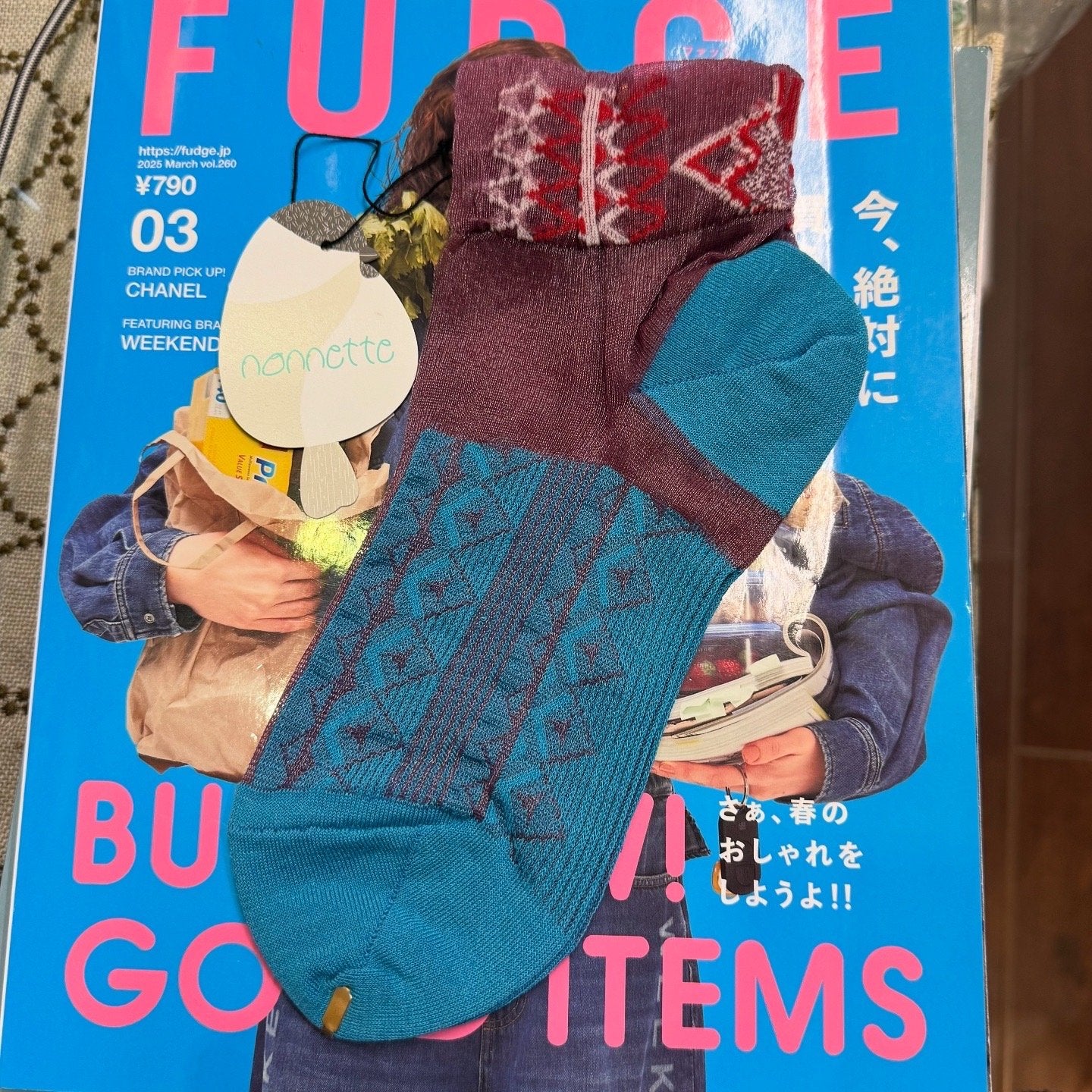 nonnette Socks, 2 Colors, made in Japan