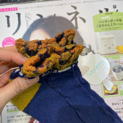 Sale- Nonnette Navy Socks, made in Japan