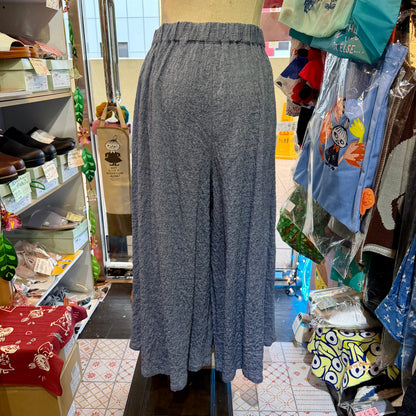Nachukara Cotton-blend Wide-leg Pants, 2 Colors, made in Japan