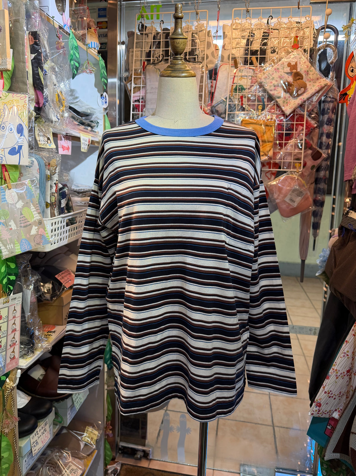 Le Melange Striped T-shirt, 2 Colors, made in Japan