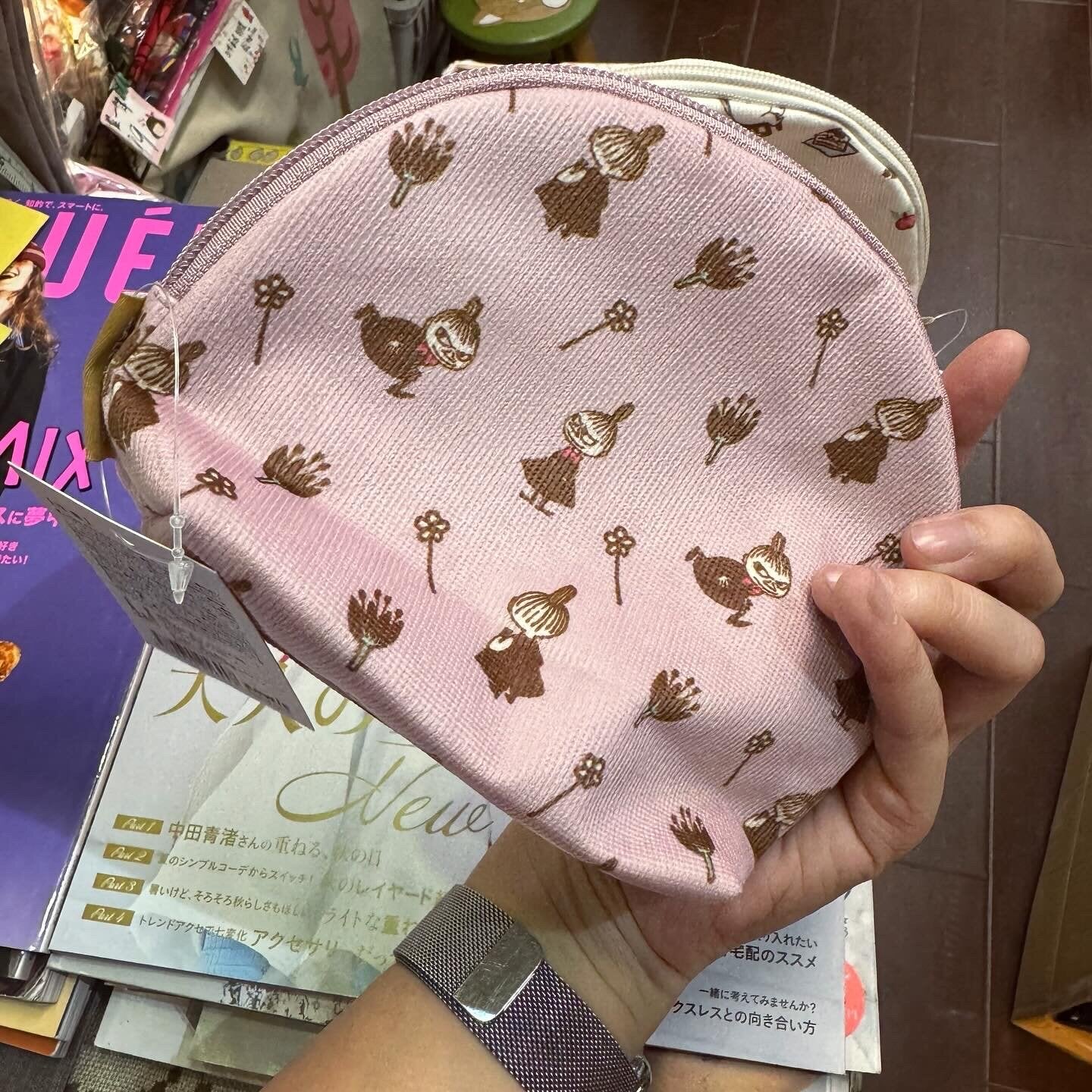Little my and Moomin Pouches , 2 Colors