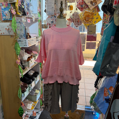 Estroislose Pink Cotton Sweatshirt