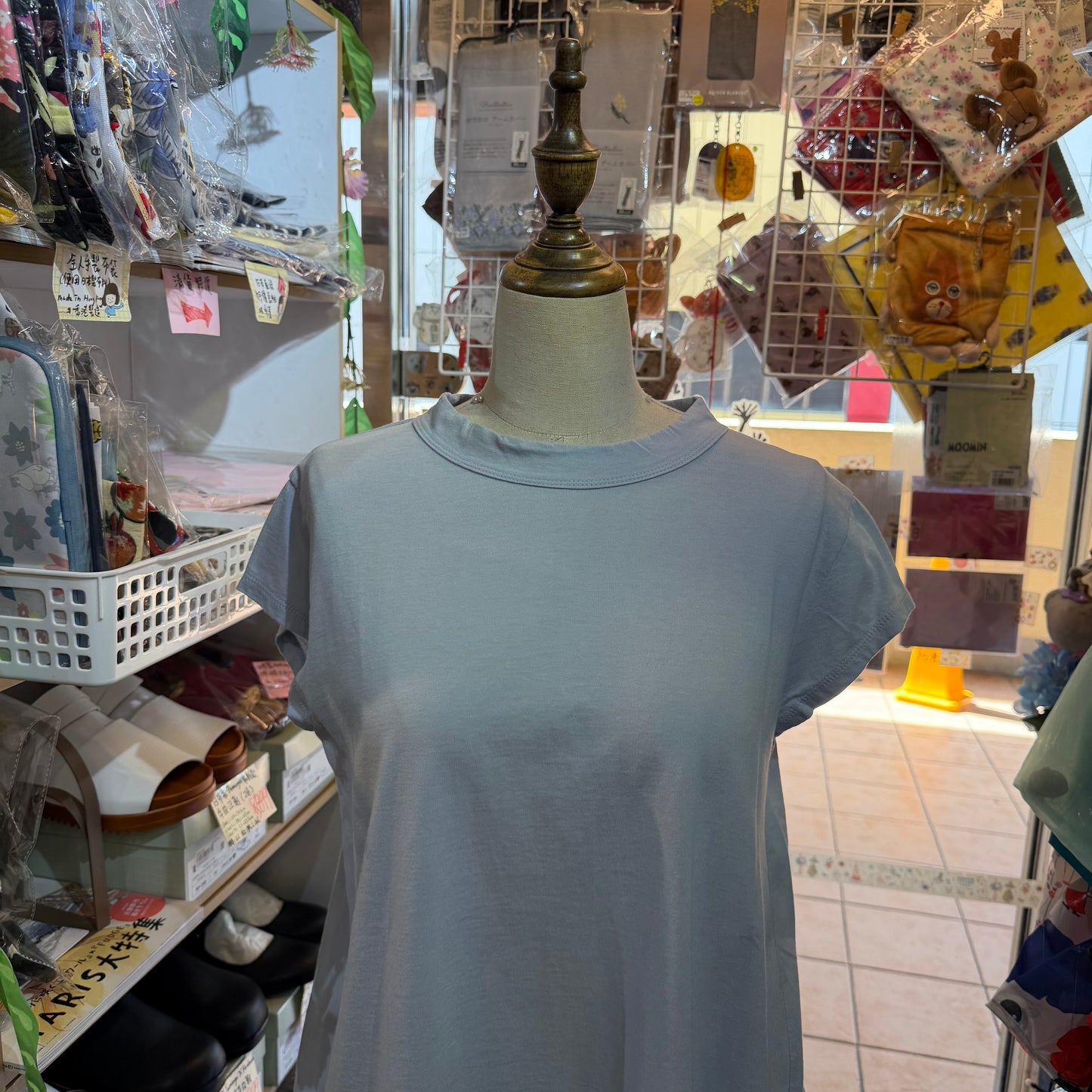 Laiterie Light Blue T-shirt, made in Japan