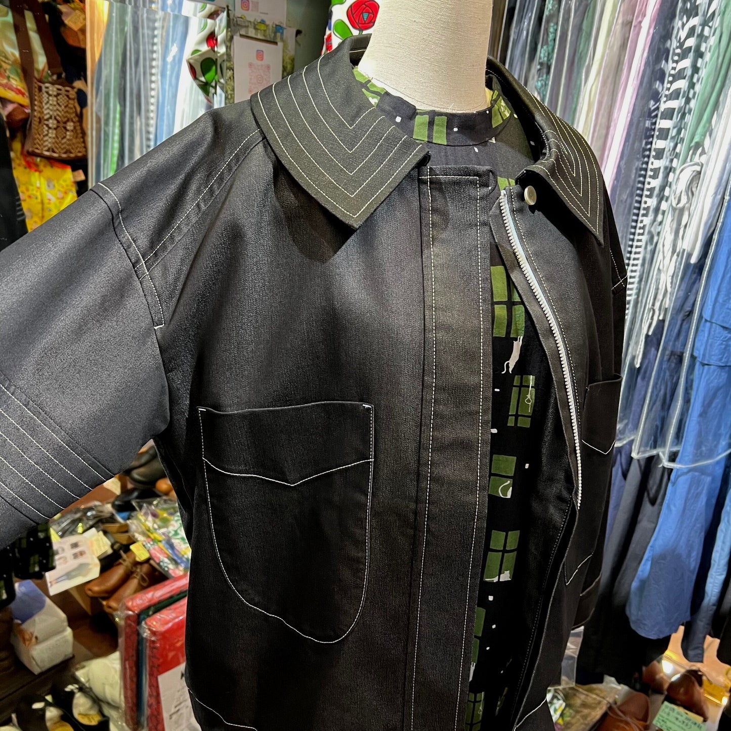 EXTRA20- Cachette Black Jacket, made in Japan