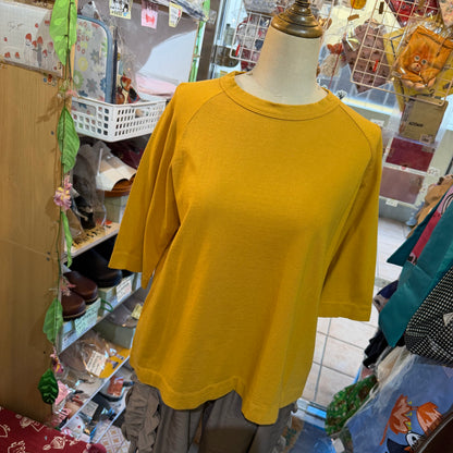 Days Yellow T-shirt, made in Japan