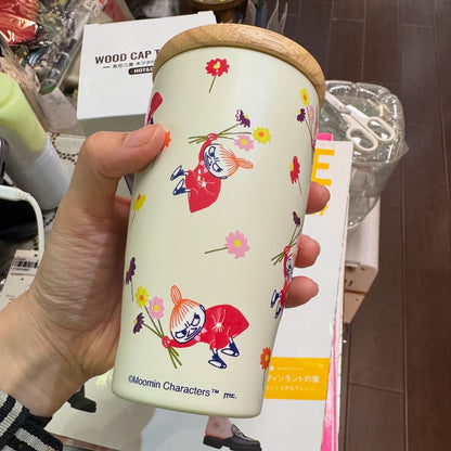 Little My Stainless Steel Vacuum Wood Cap Tumbler, 0.35L