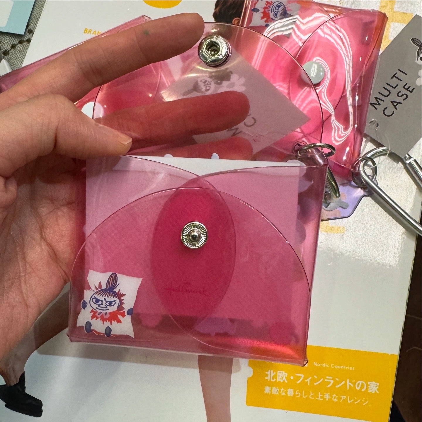 Little MY  "Every day is an adventure" Pink PVC Multi-case, pouch