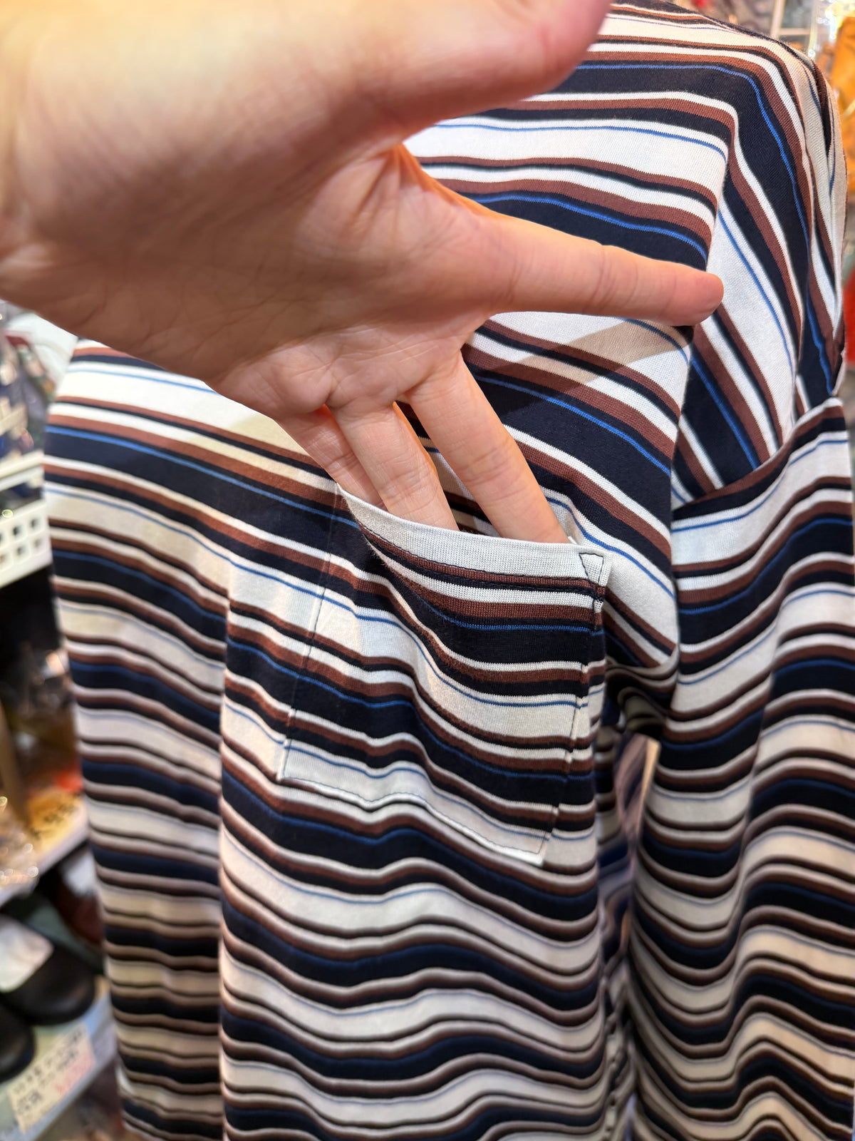 Le Melange Striped T-shirt, 2 Colors, made in Japan