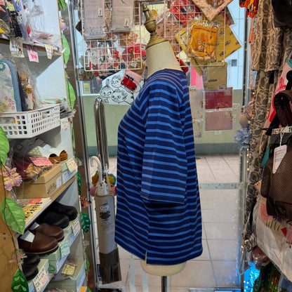 Nachukara Striped T-shirt, 2 Colors, made In Japan