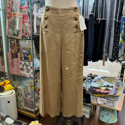 Vent d Ouest Beige French Linen Pants, size 40,  made in Japan