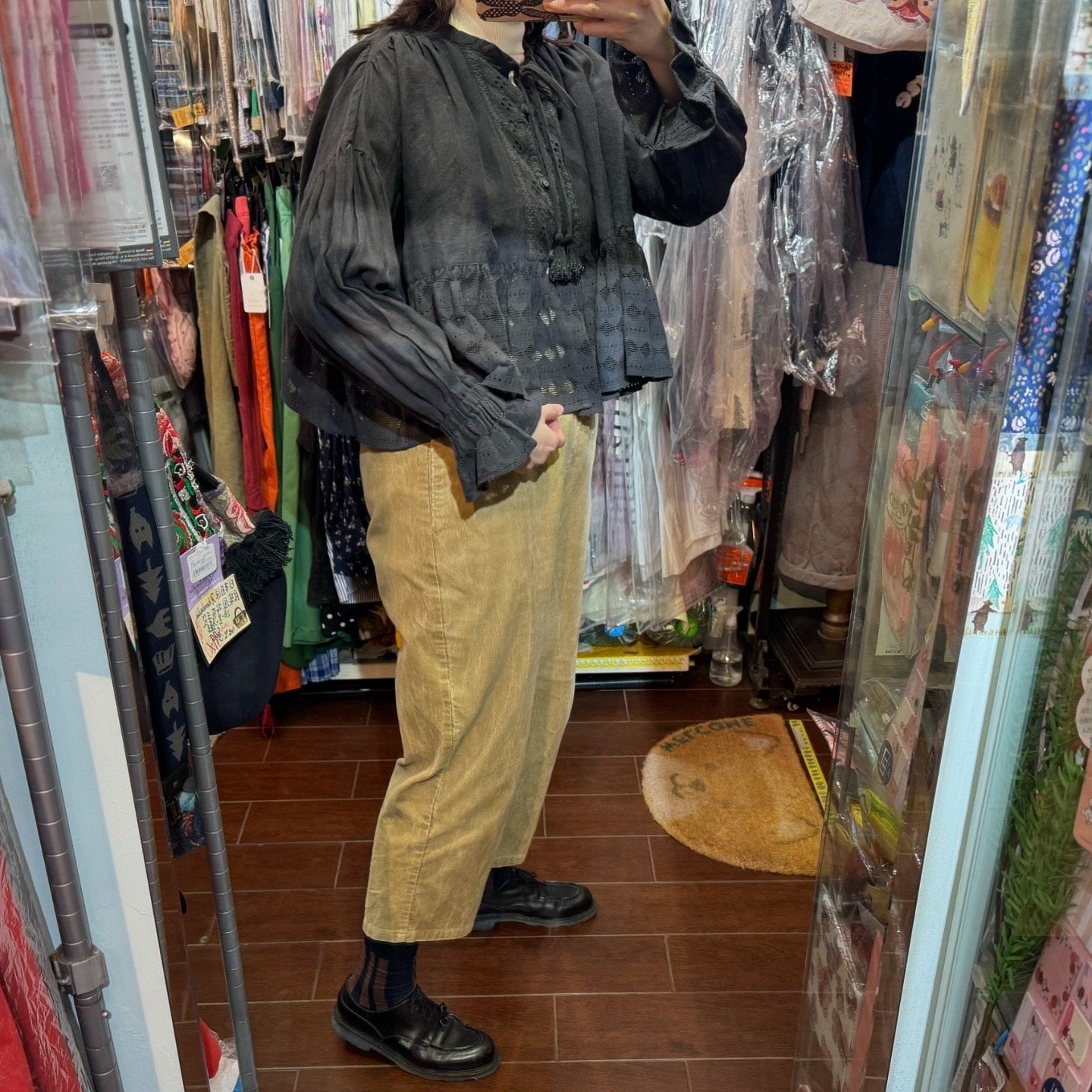 EXTRA20- TSUHARU by SM2 Lace Linen Shirt Top, 2 Colors, made in India