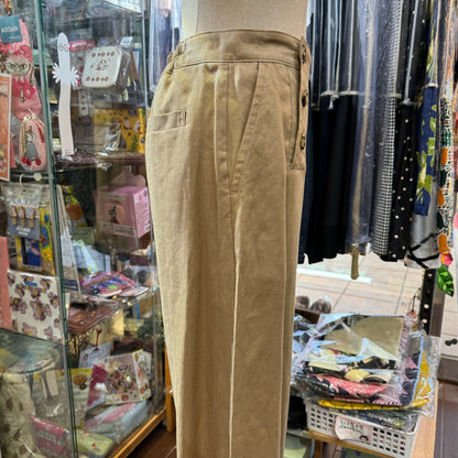 Vent d Ouest Beige French Linen Pants, size 40,  made in Japan