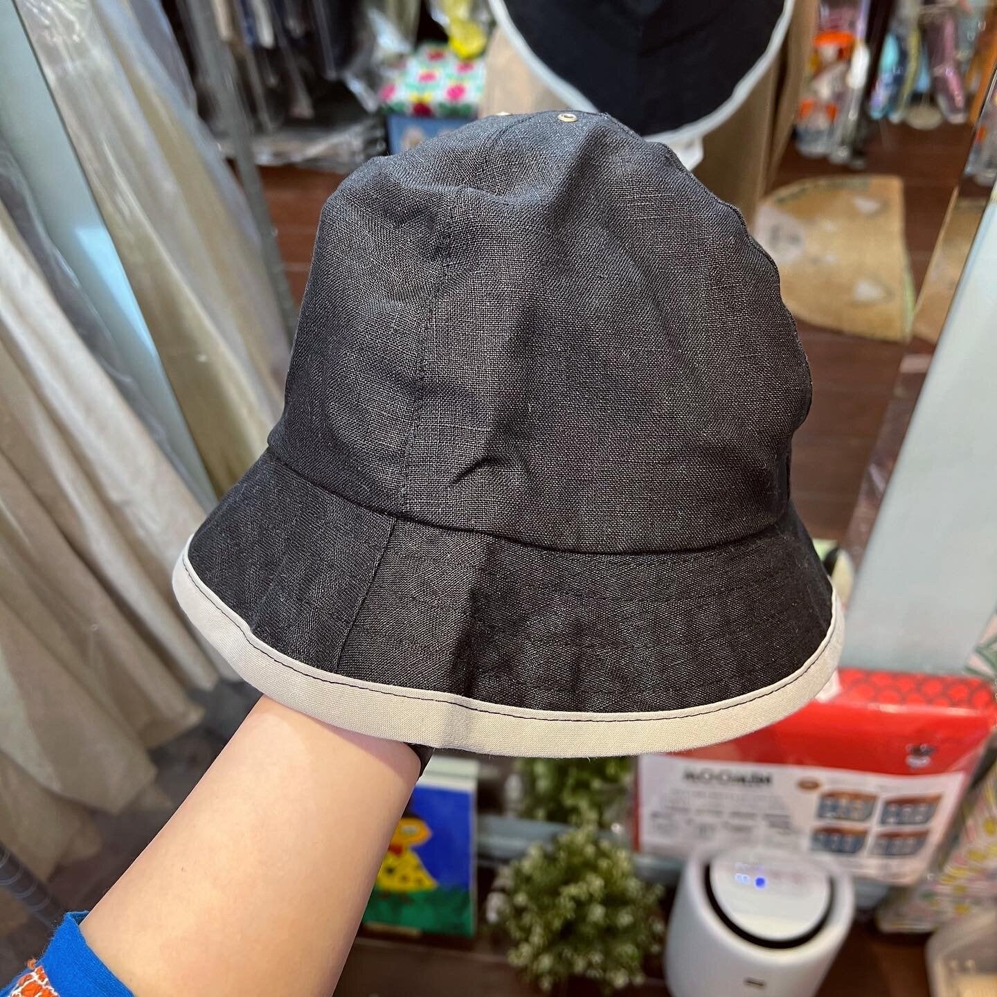 Sale- Lueuf Linen Hat, 2 Colors, made in Korea