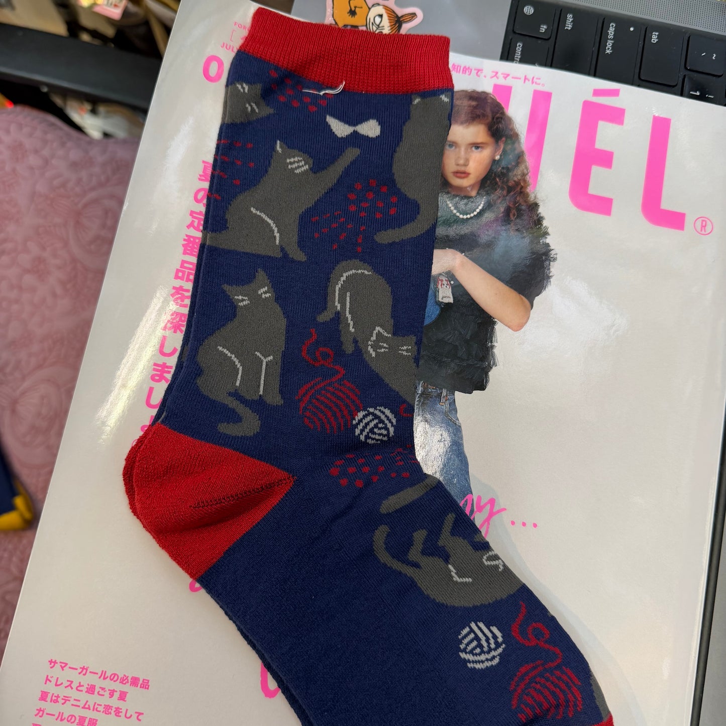 Fromf Print Socks, 3 Patterns, made in Japan