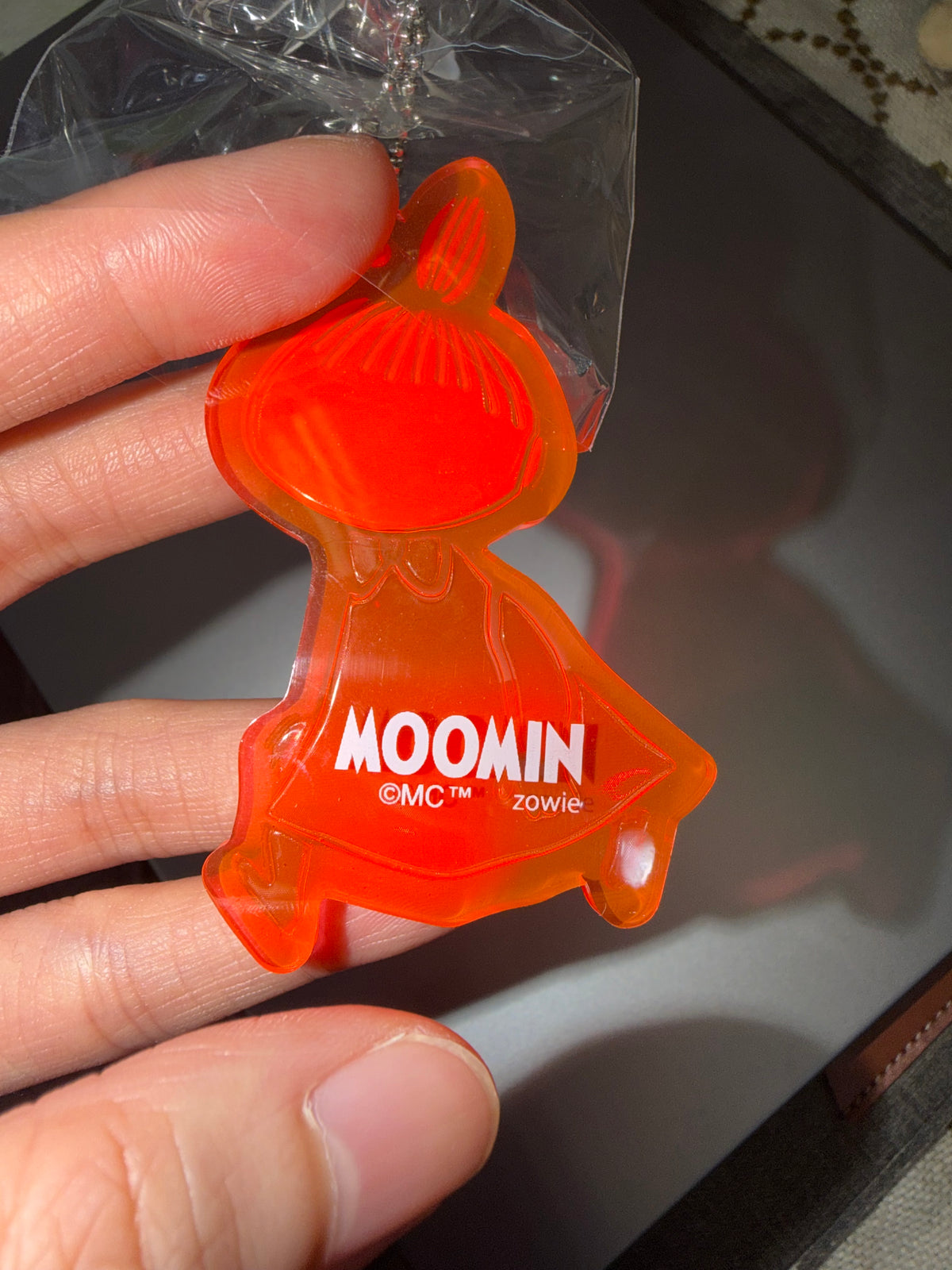 Zowie Little My Reflector Rubber Keychain