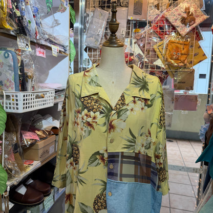 Rehersall Assort Unique Patchwork Shirt, made in Japan