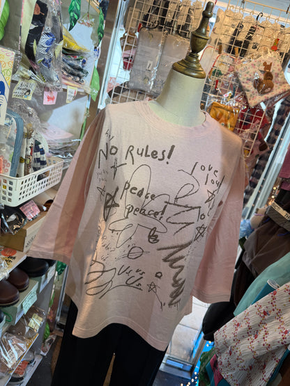 Tumugu No Rules… T-shirt, 2 Colors, made in Japan