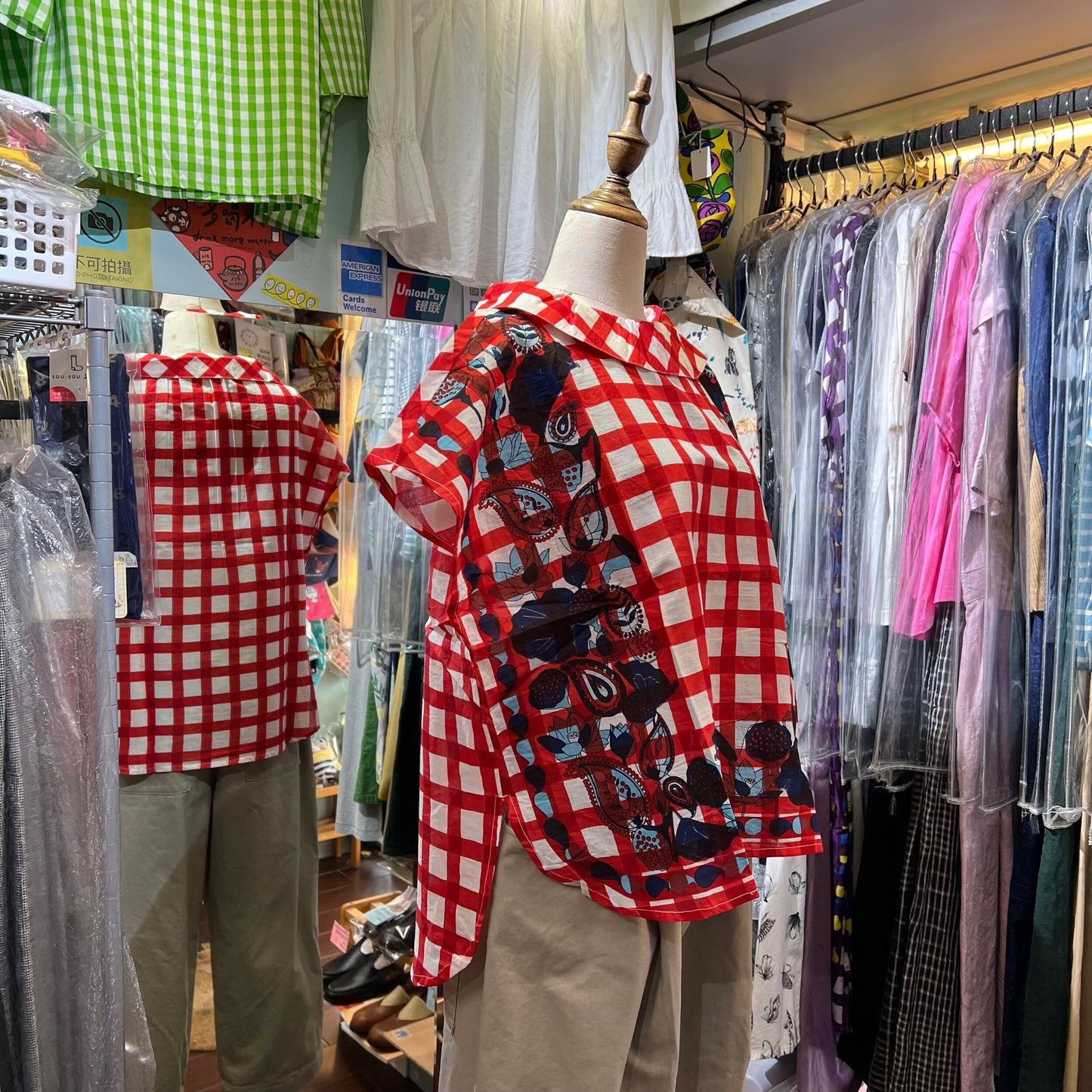 EXTRA20- Kilki Checked Top, 4 Colors, made in India