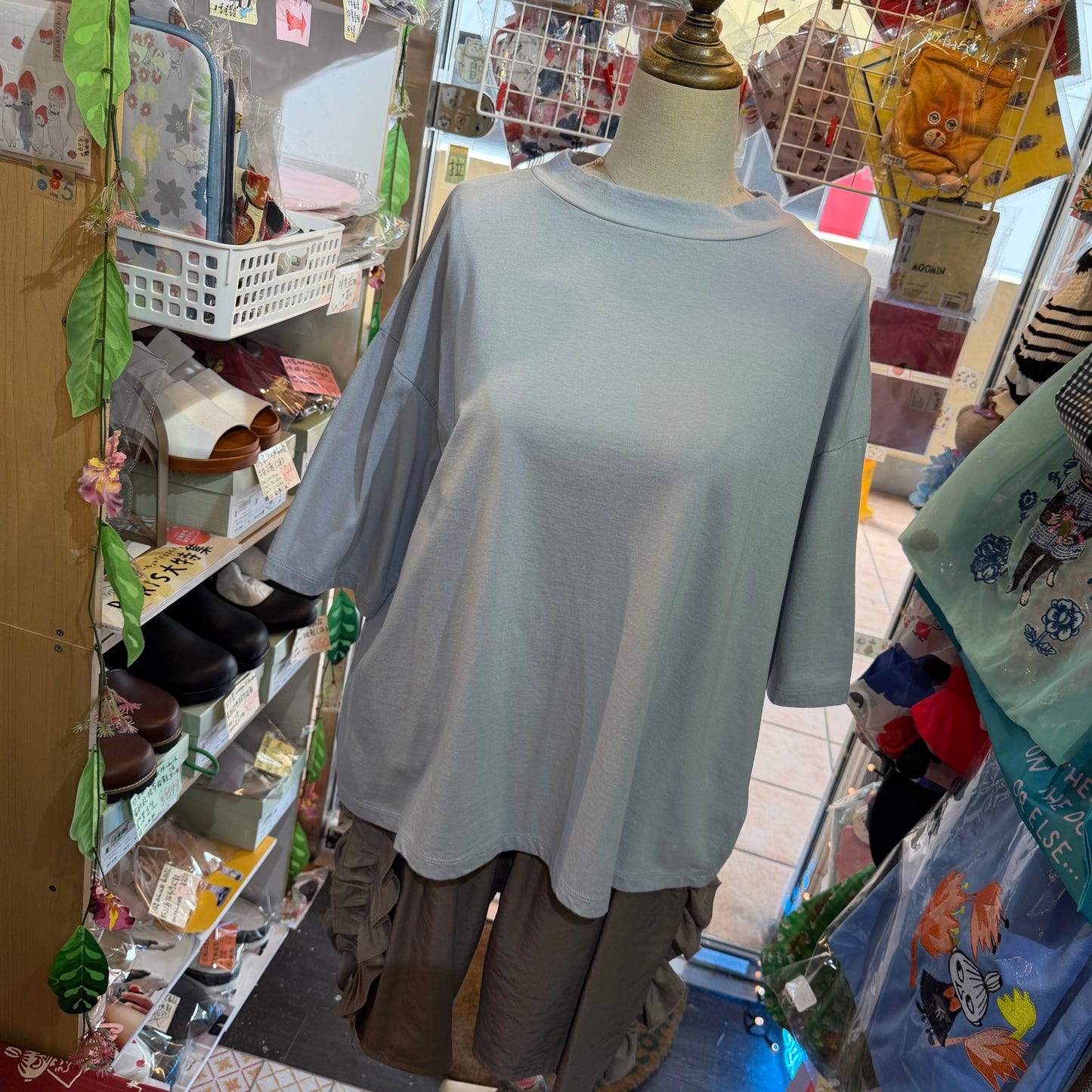 Laiterie Light Blue T-shirt, made in Japan