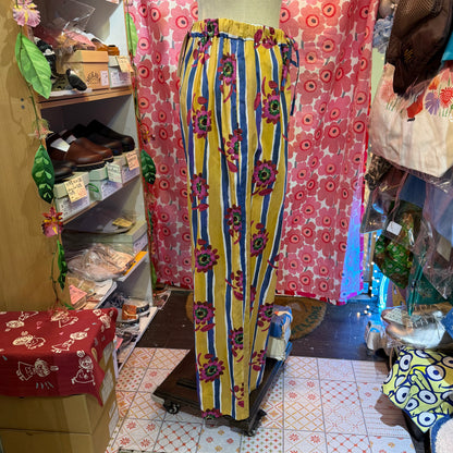 Sale- Michel Beaudouin X Liberty London Floral Pants, made in Japan