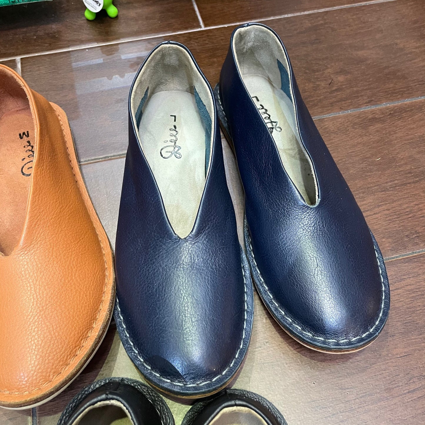 Sale- Diu Leather Shoes, 3 Colors, handemade in Bangladesh