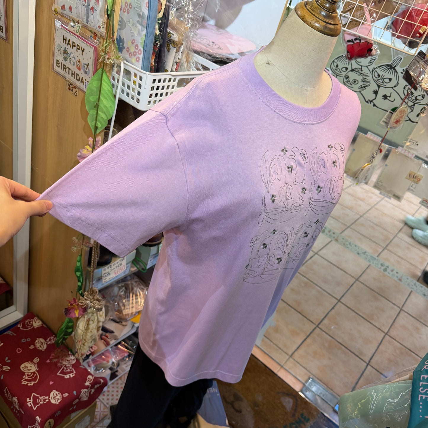 Sale- Haupia Rabbit EmbroideryT-shirt, 6 Colors, made in Japan