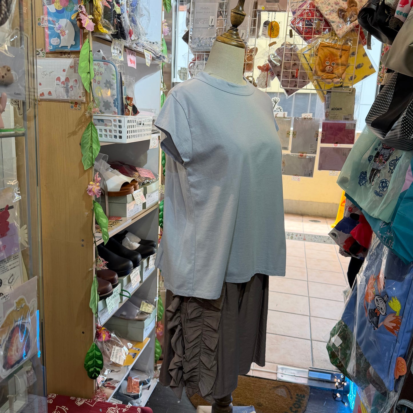 Laiterie Light Blue T-shirt, made in Japan