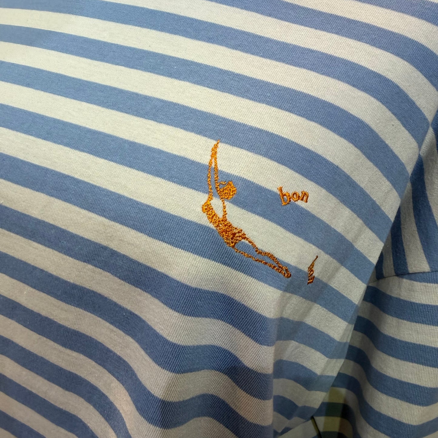 Laiterie Striped T-shirt, 2 Colors, made in Japan