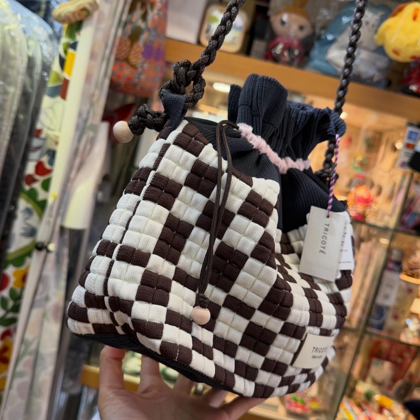 Tricotē PIXEL Shoulder Pouch Bag, made in Japan