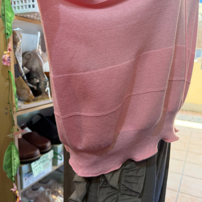 Estroislose Pink Cotton Sweatshirt
