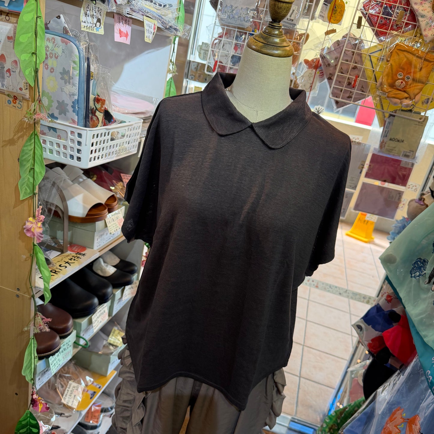 Hands of Creation Linen Blouse, 2 Colors, made in Japan