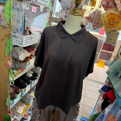 Hands of Creation Linen Blouse, 2 Colors, made in Japan
