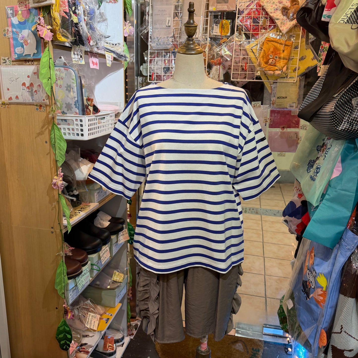 Grand Park Striped T-shirt, 2 Colors, made in Japan