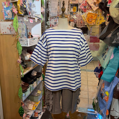 Grand Park Striped T-shirt, 2 Colors, made in Japan