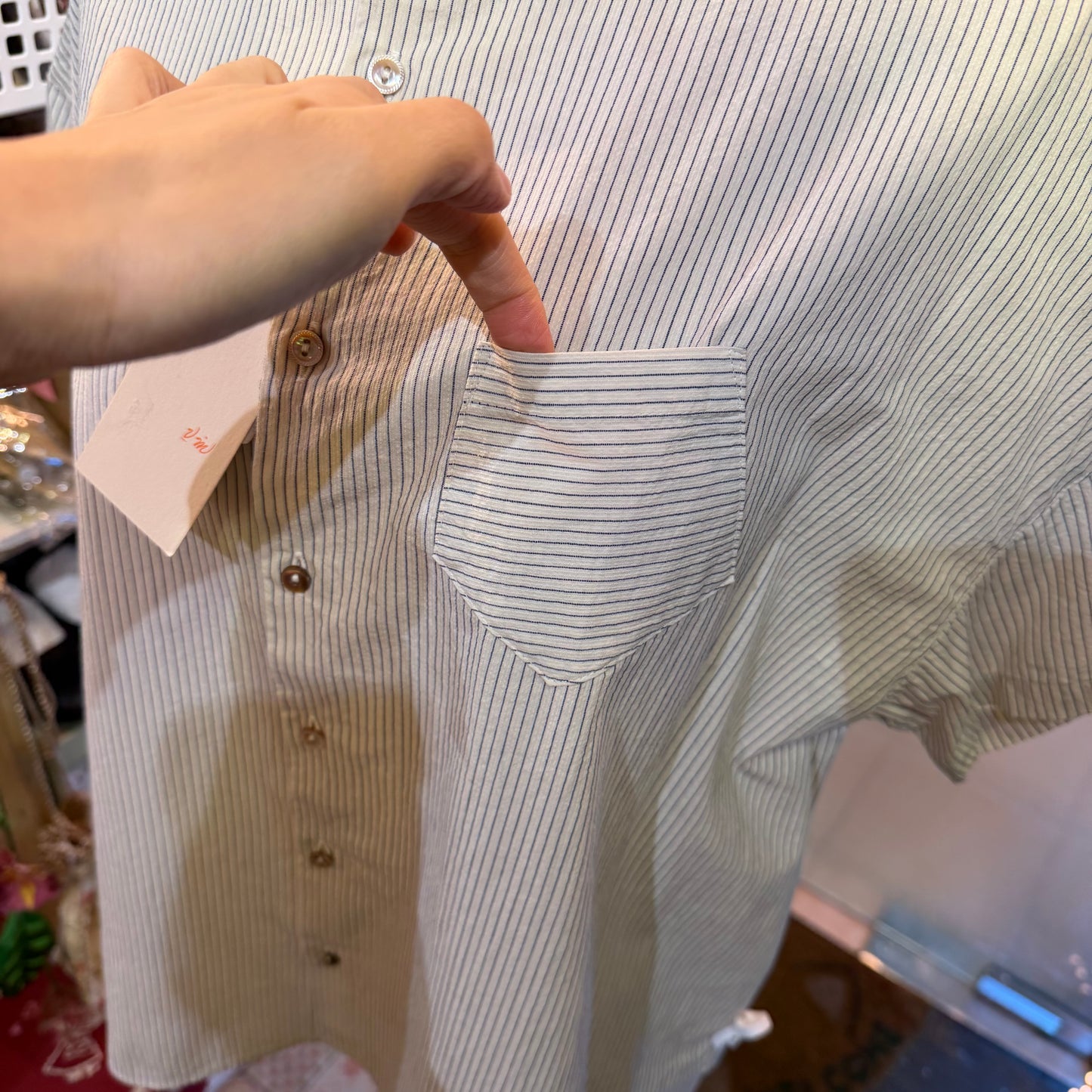 VM Natural Striped Shirt, made in Japan