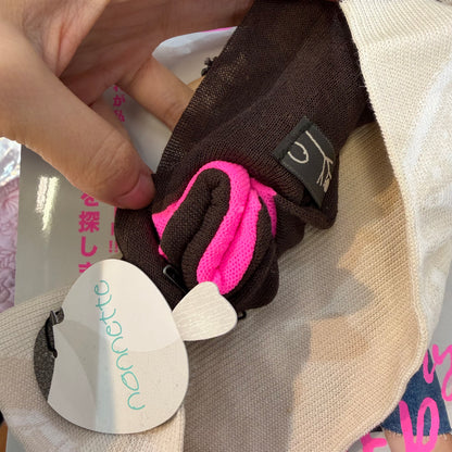 Sale- Nonnette Ivory X Pink Hairband, made in Japan
