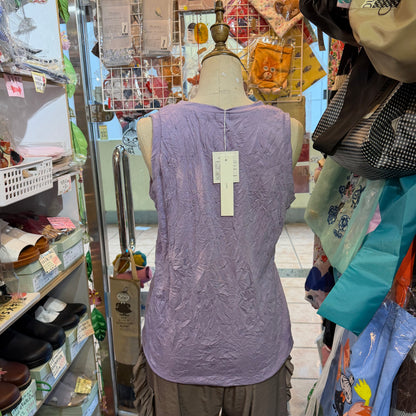 Ichi Cotton-blend Vest Tank Top, 3 Colors, made in Japan