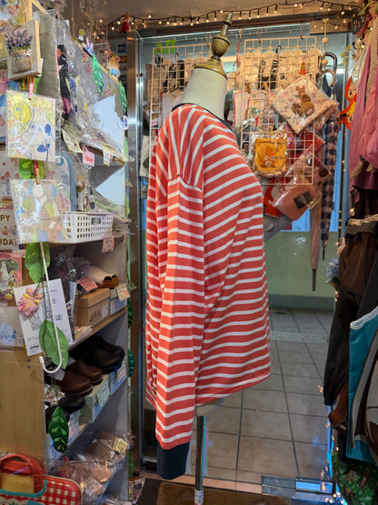 Diaries Striped Long T-shirts 2 Colors, made in Japan