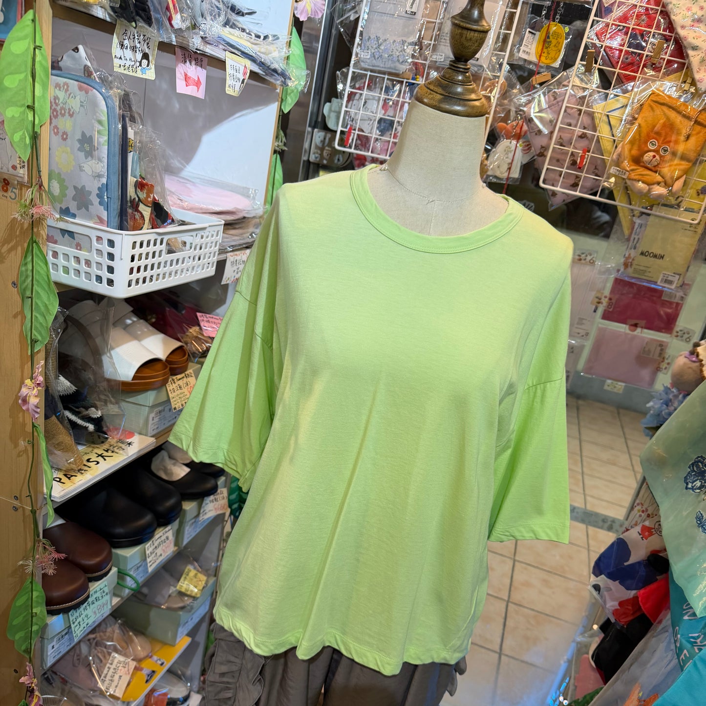 Laiterie Cotton T-shirt, 2 Colors, made in Japan