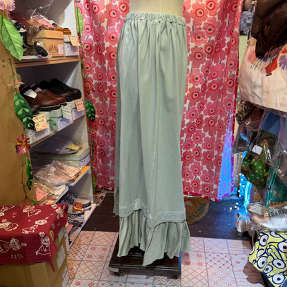 EXTRA30- SO Mint Wide-leg Pants Palazzo, made in Japan