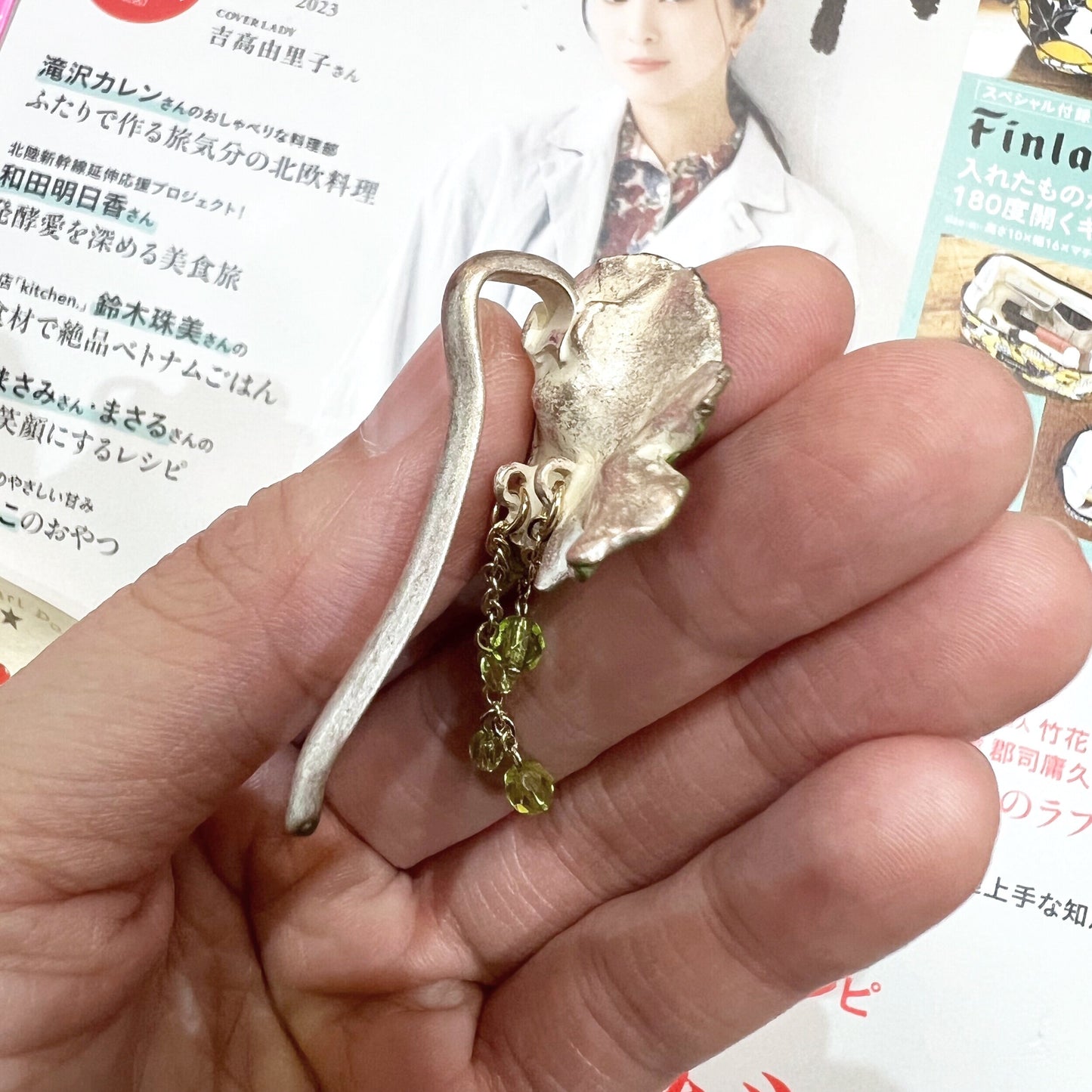 Sale- Palnart Poc Flower Hair Clip, made in Japan