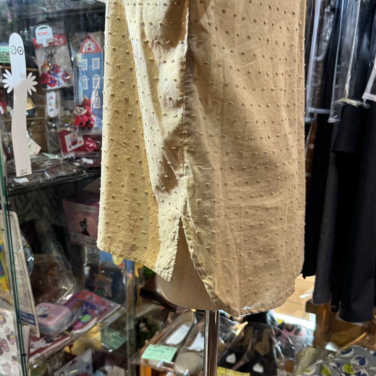 EXTRA20- RNA-N Beige Ruffles Shirt