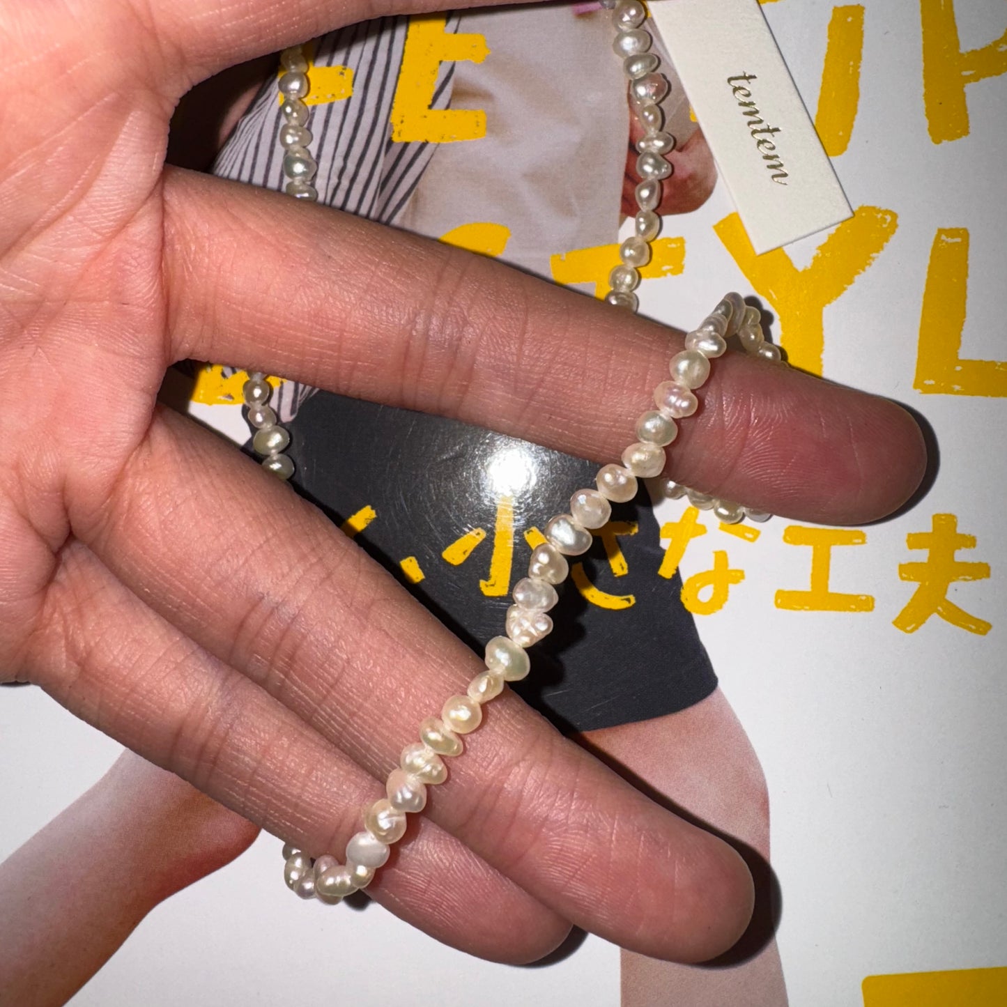 14kgf Freshwater Pearl Necklace, made in Japan
