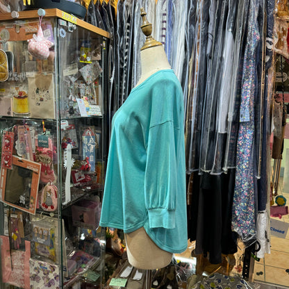 EXTRA30- Estroislose Turquoise T-shirt, made in Japan