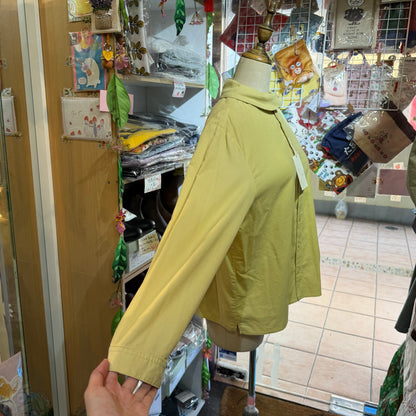VM Yellow Round Collar Shirt, made in Japan