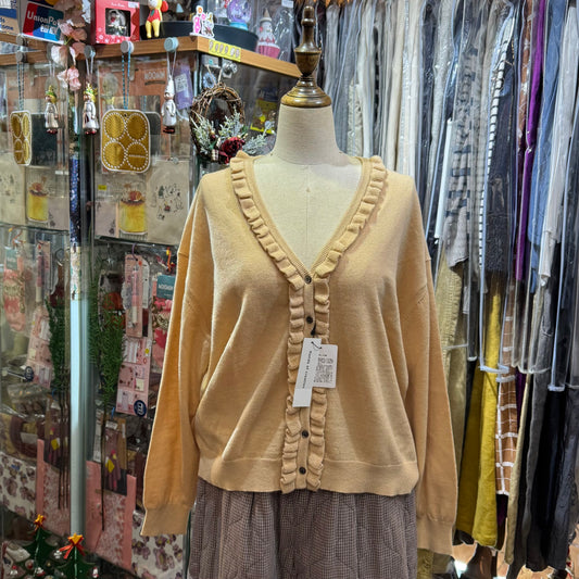 Hands of Creation Beige Merino Cardigan