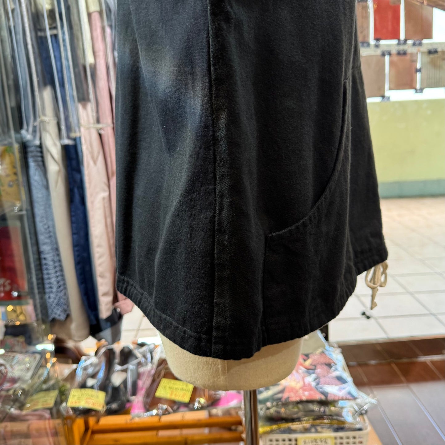 Sale- Vent Blanc 2Way Black Top, made in Japan