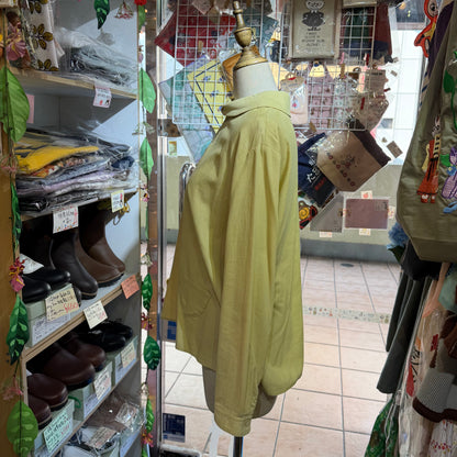 VM Yellow Round Collar Shirt, made in Japan