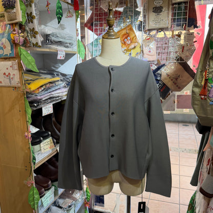 Siwaly Fluid Charcoal Cardigan