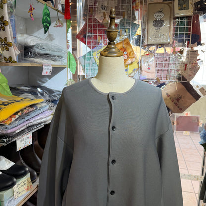 Siwaly Fluid Charcoal Cardigan